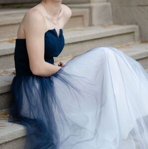 Beautiful ombre prom dress